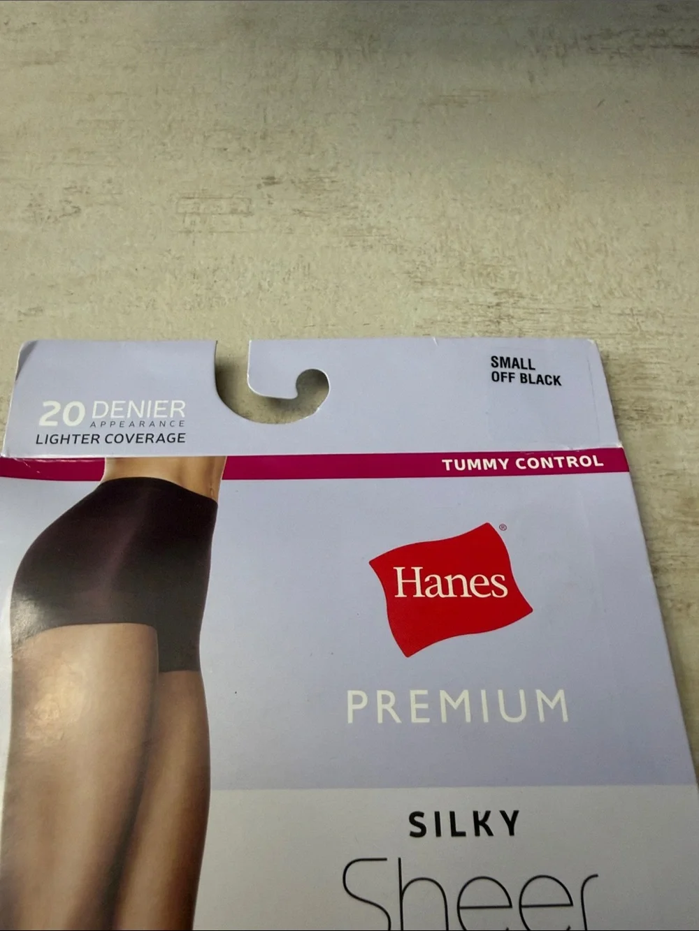Hanes Premium Silky Sheer Tights - Off Black